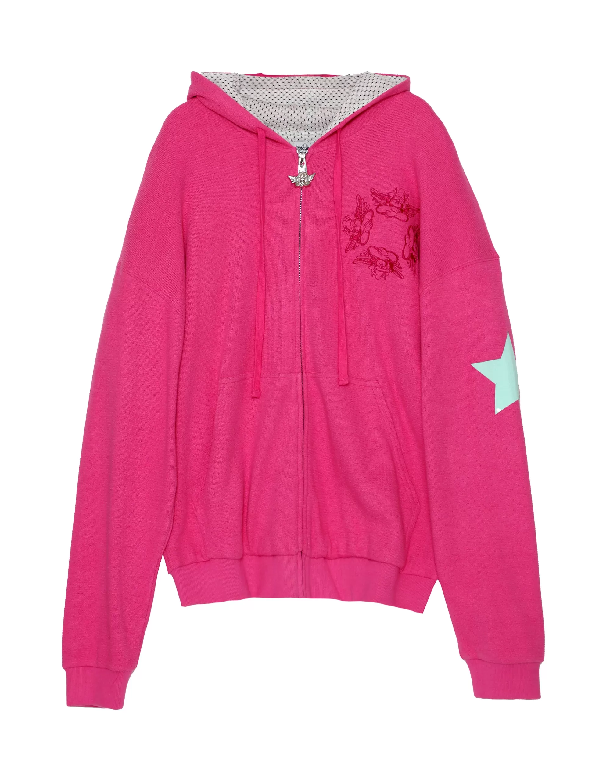 Pink Don’t Say It Darling Harley Zip-Up Hoodie