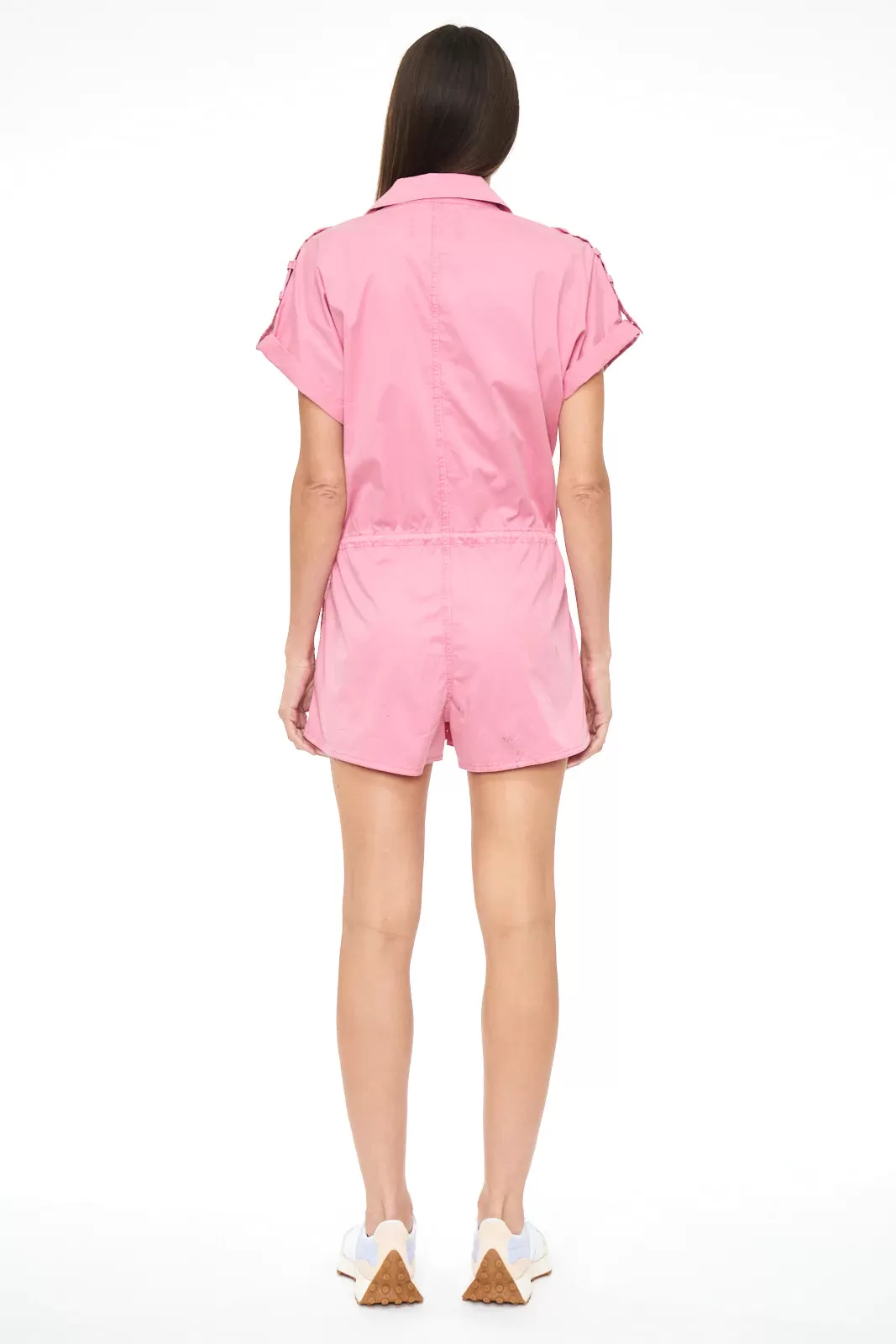 Pistola Meg Zip-Front Pink Romper