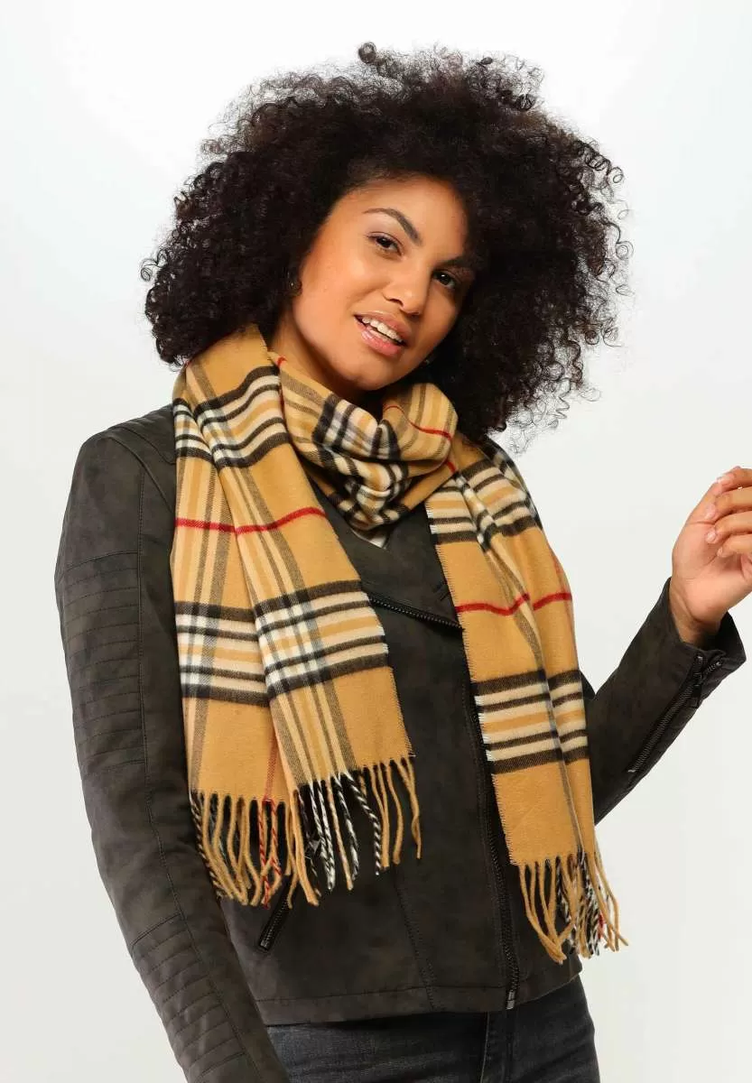 Plaid Cashmink Scarf