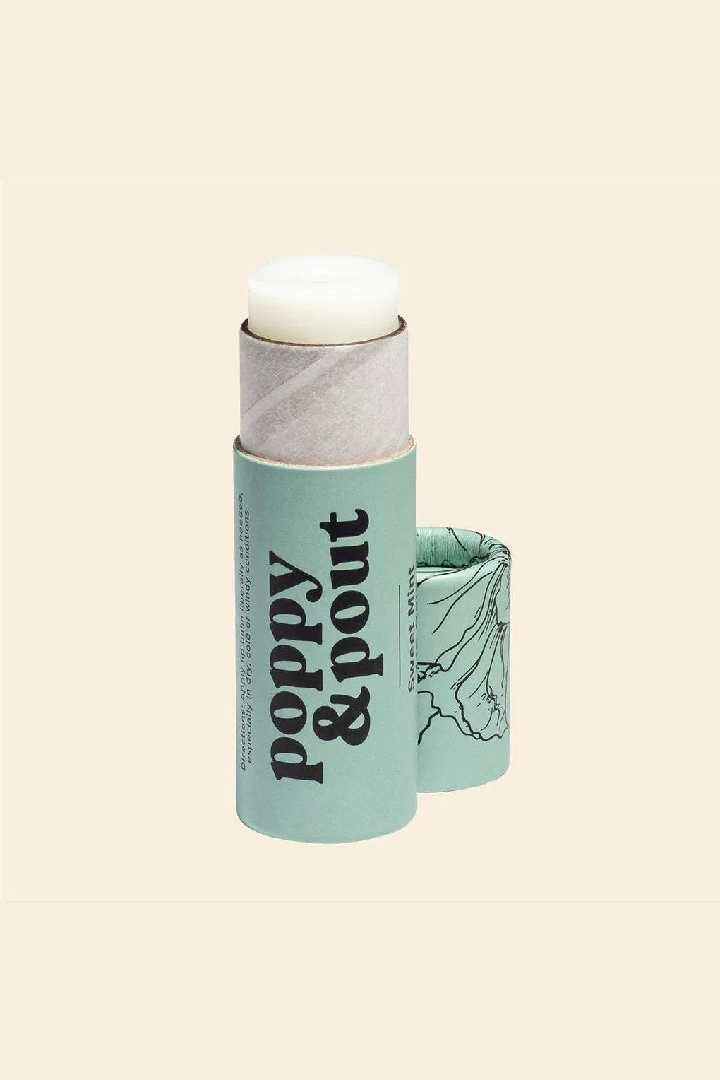 Poppy & Pout Sweet Mint Lip Balm