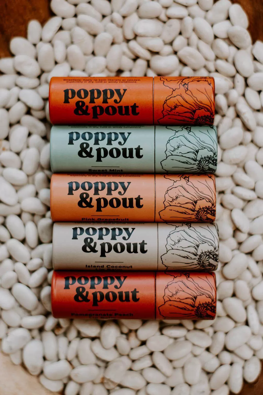 Poppy & Pout Sweet Mint Lip Balm