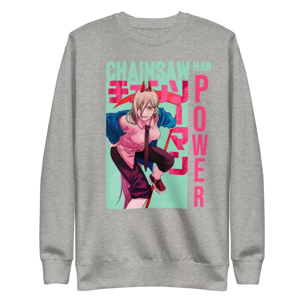 Power Crewneck Sweatshirt Chainsaw Man