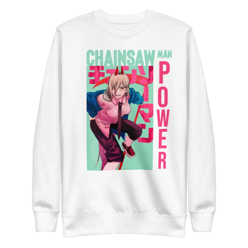 Power Crewneck Sweatshirt Chainsaw Man