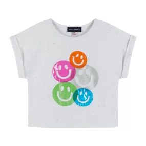 Print Nep Tee| Smiley Faces