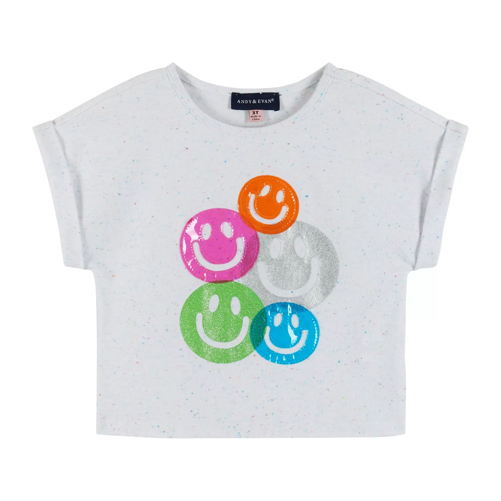 Print Nep Tee| Smiley Faces