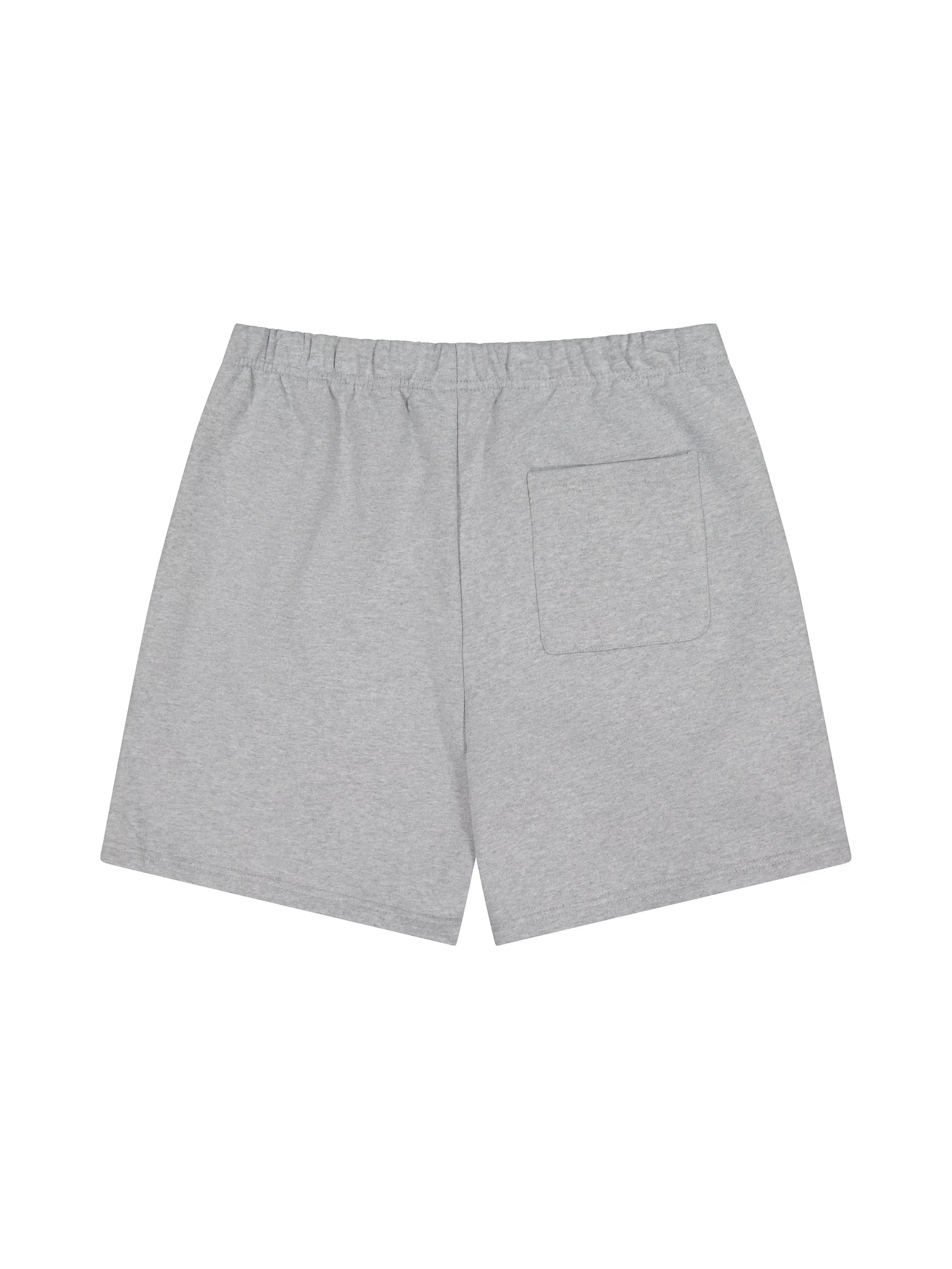 Prior Embroidery Logo Fitted Sweatshorts Heather Grey