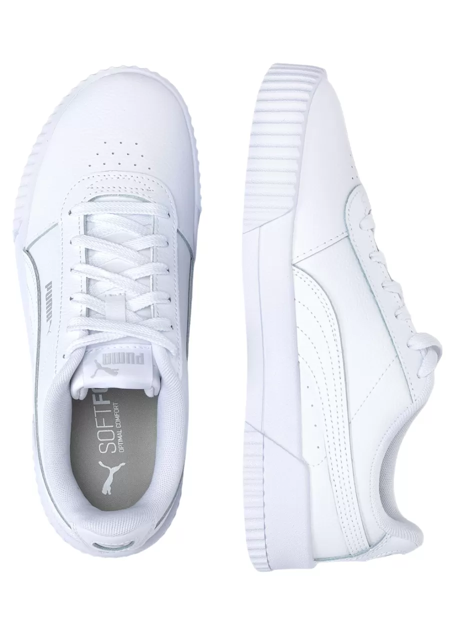 Puma women's sneakers shoe Carina L 370325 02 white-silver