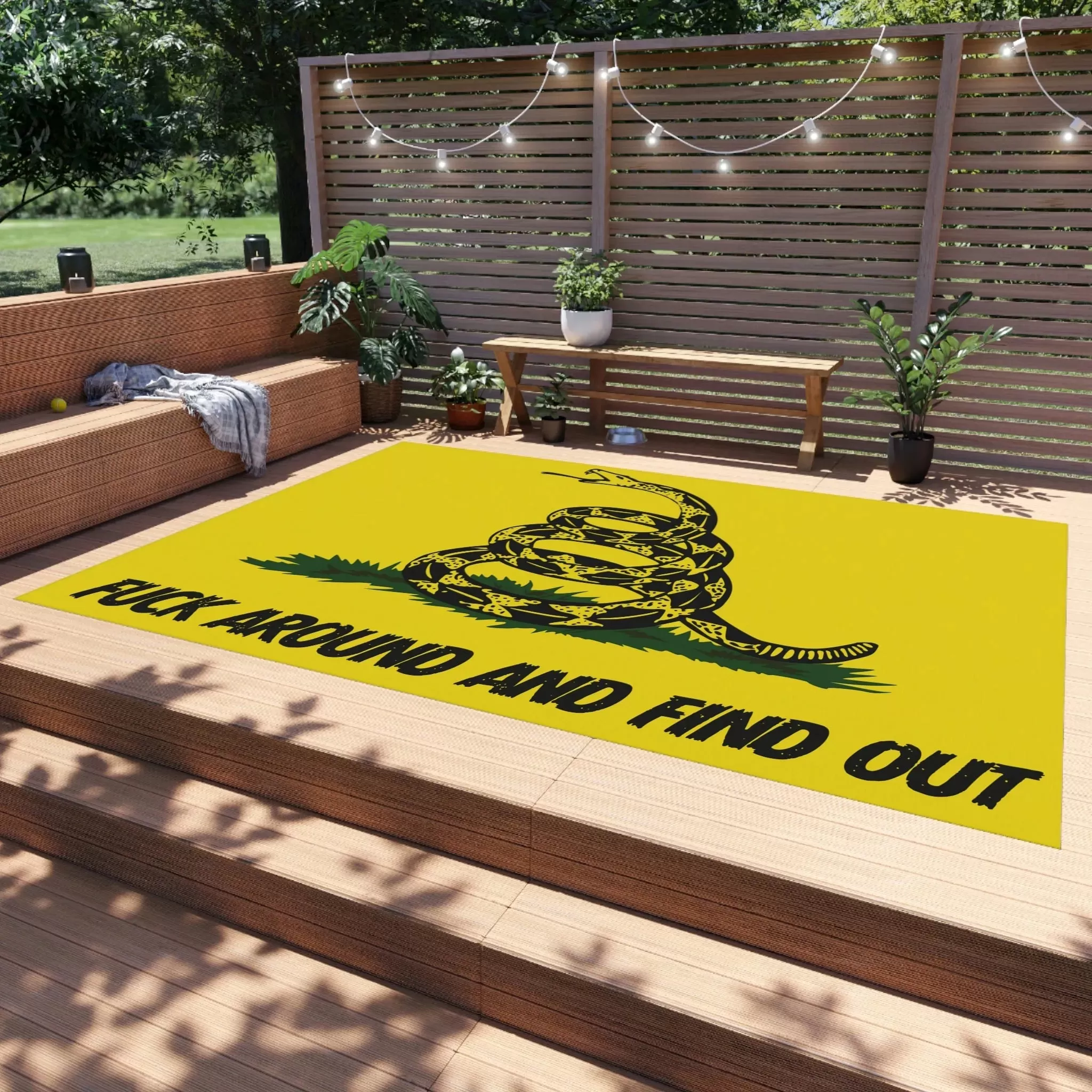 "Eff Around and Find Out" Outdoor Mat