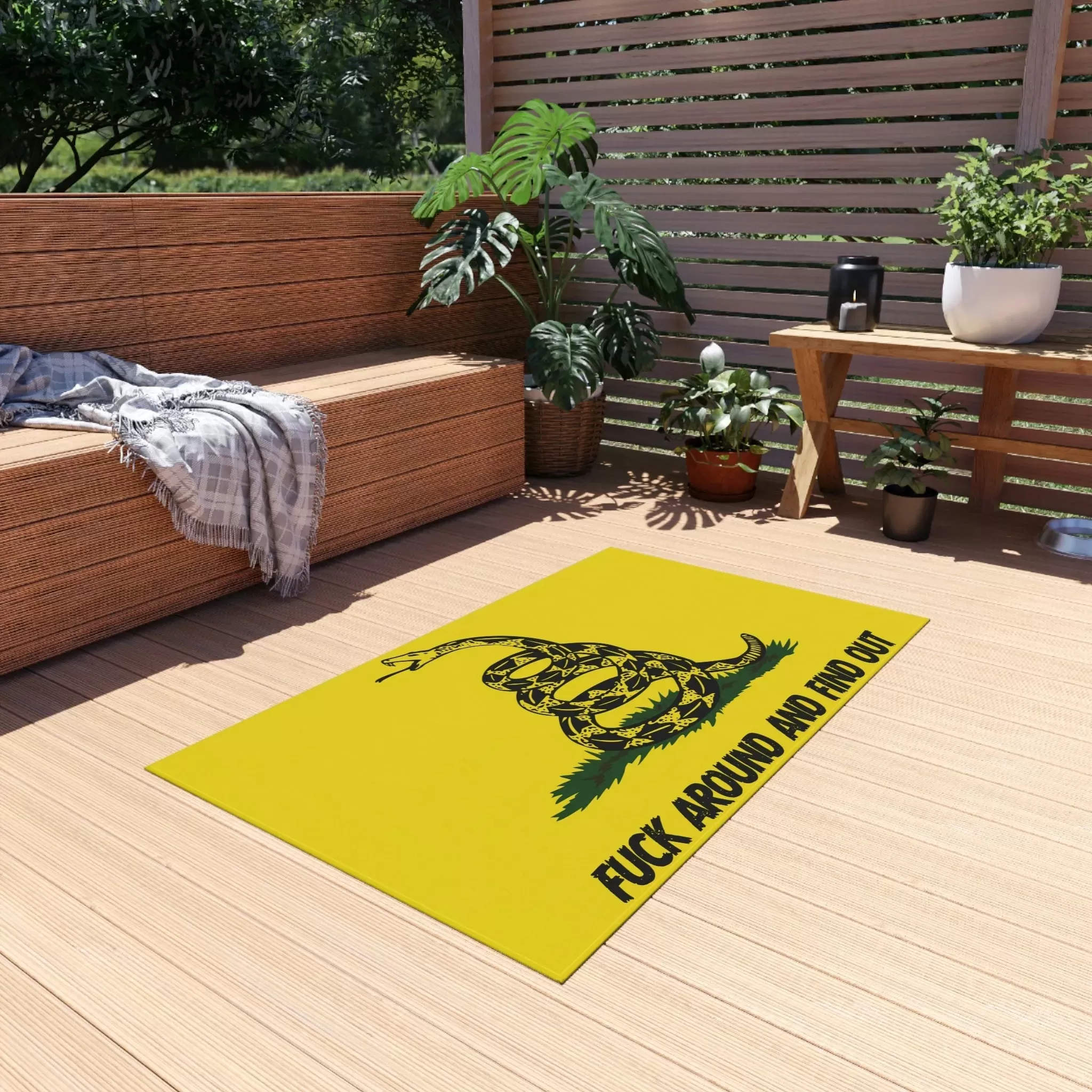 "Eff Around and Find Out" Outdoor Mat