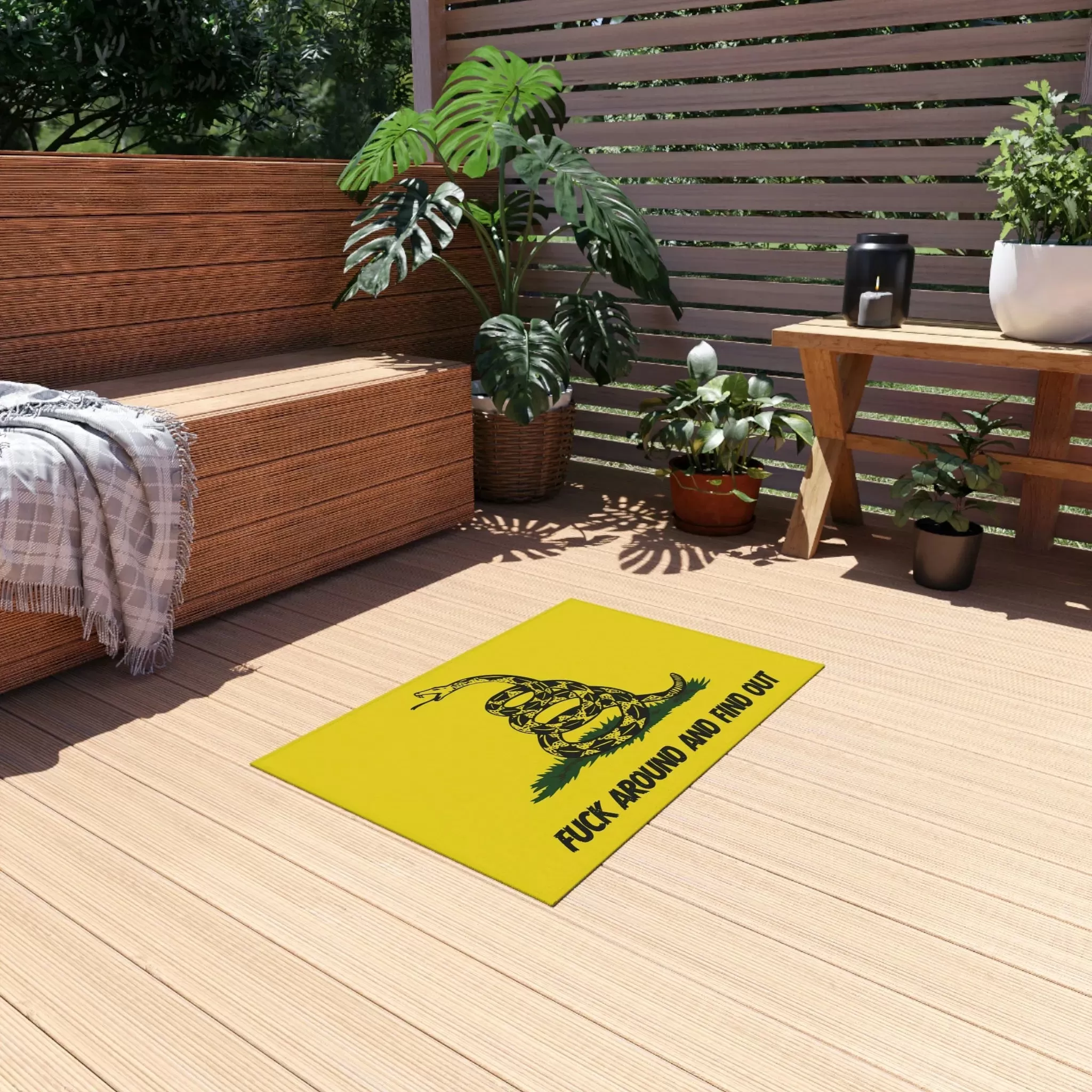 "Eff Around and Find Out" Outdoor Mat