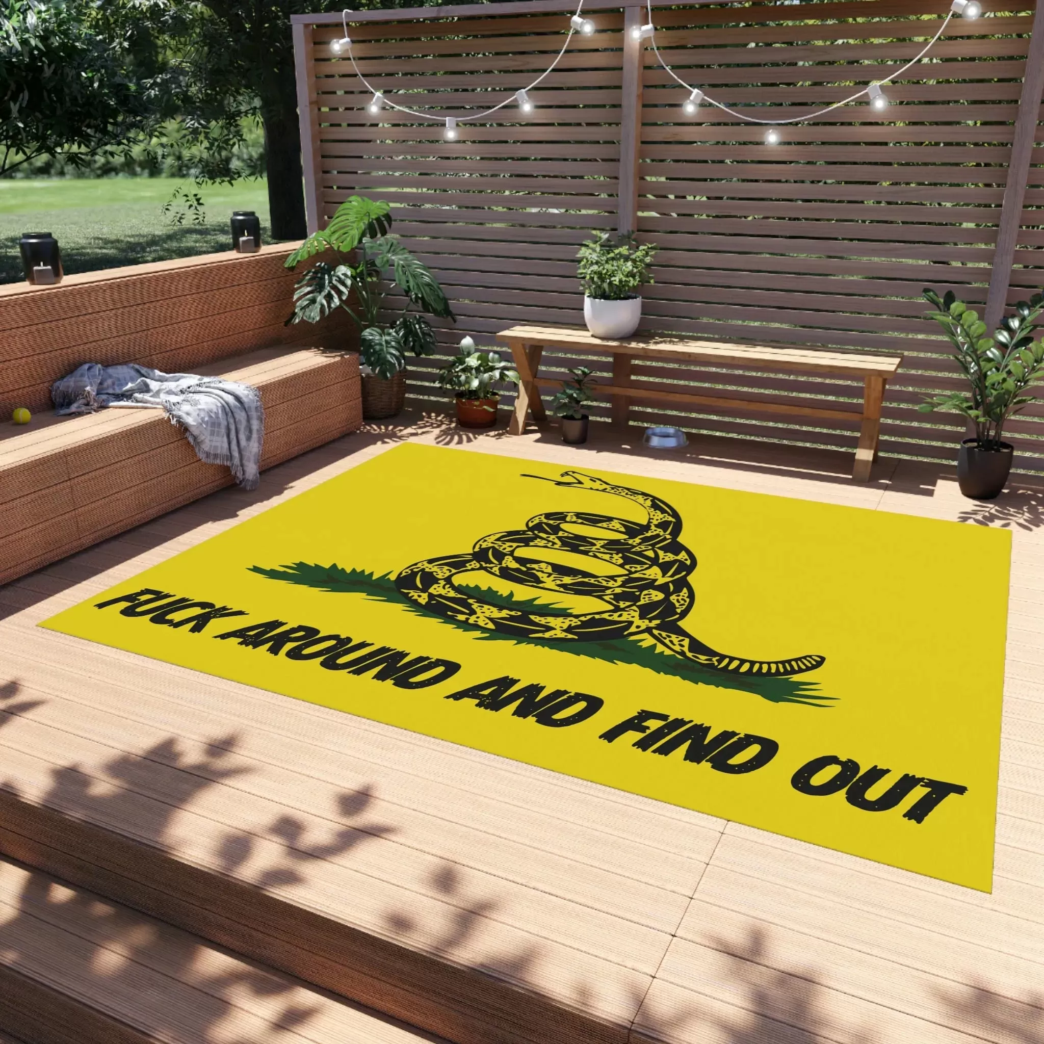 "Eff Around and Find Out" Outdoor Mat