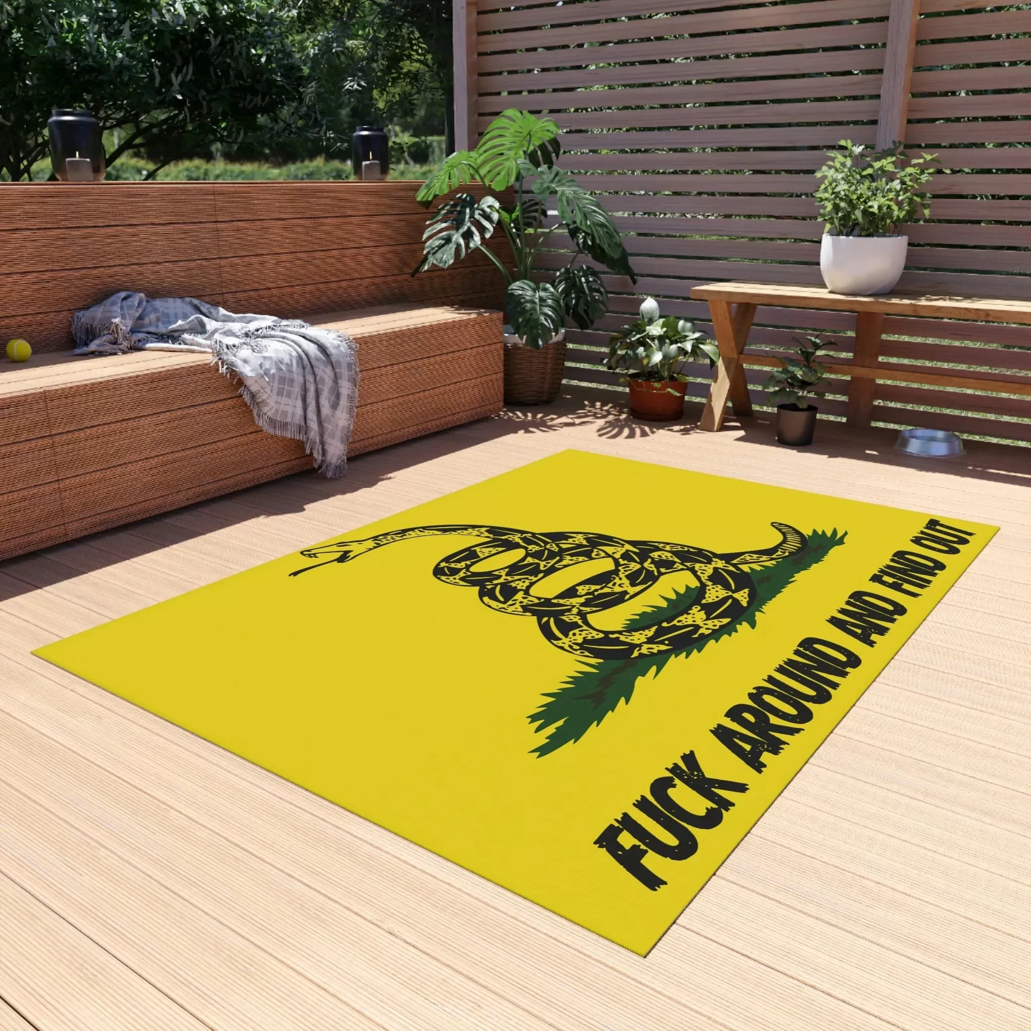 "Eff Around and Find Out" Outdoor Mat