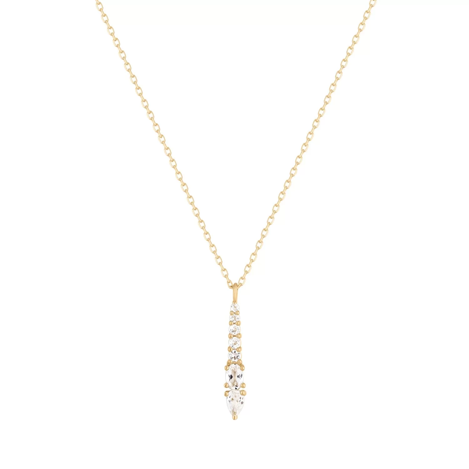 RION x Buddha Jewelry Sienna Necklace - White Topaz