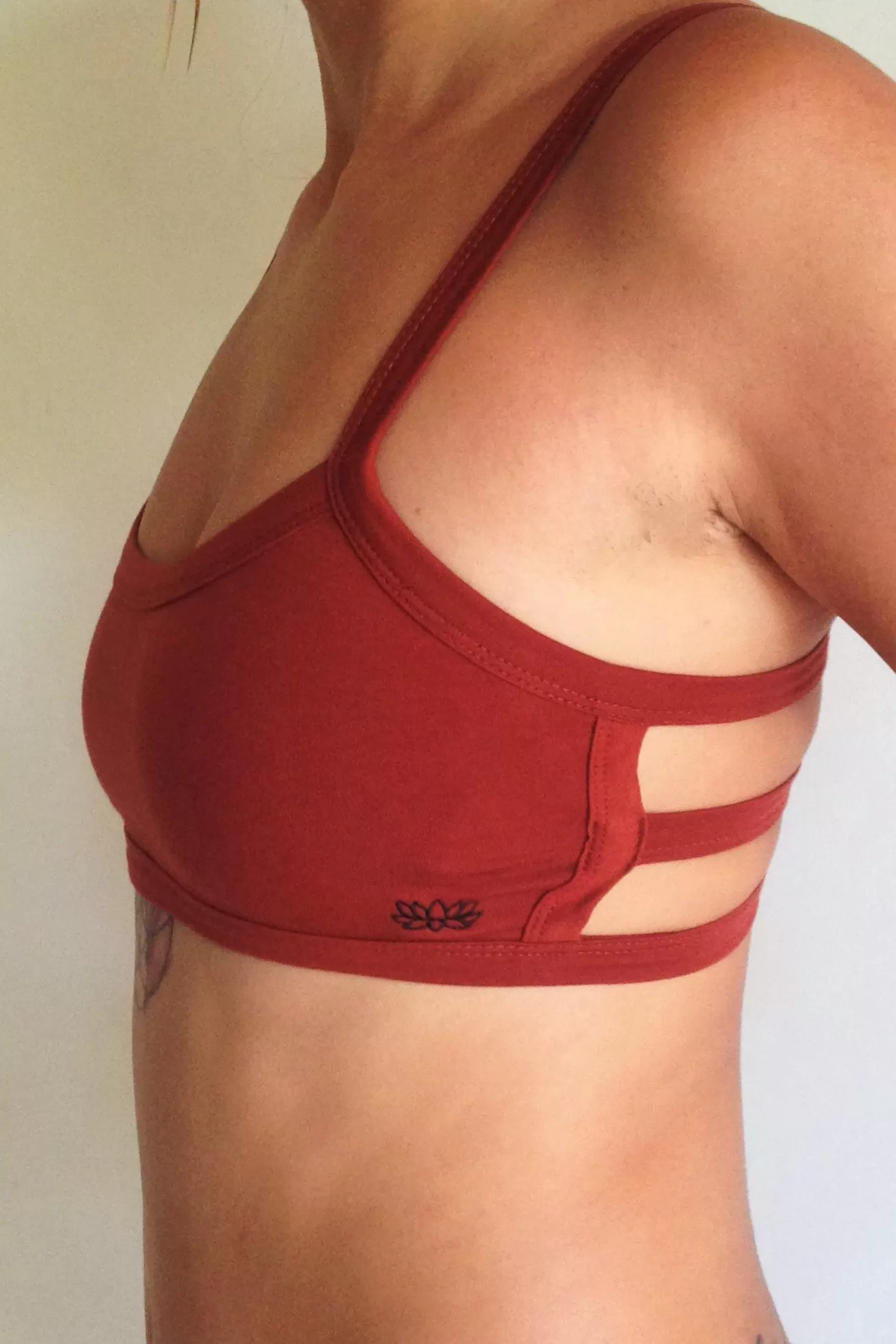 Rust Trinity Bra