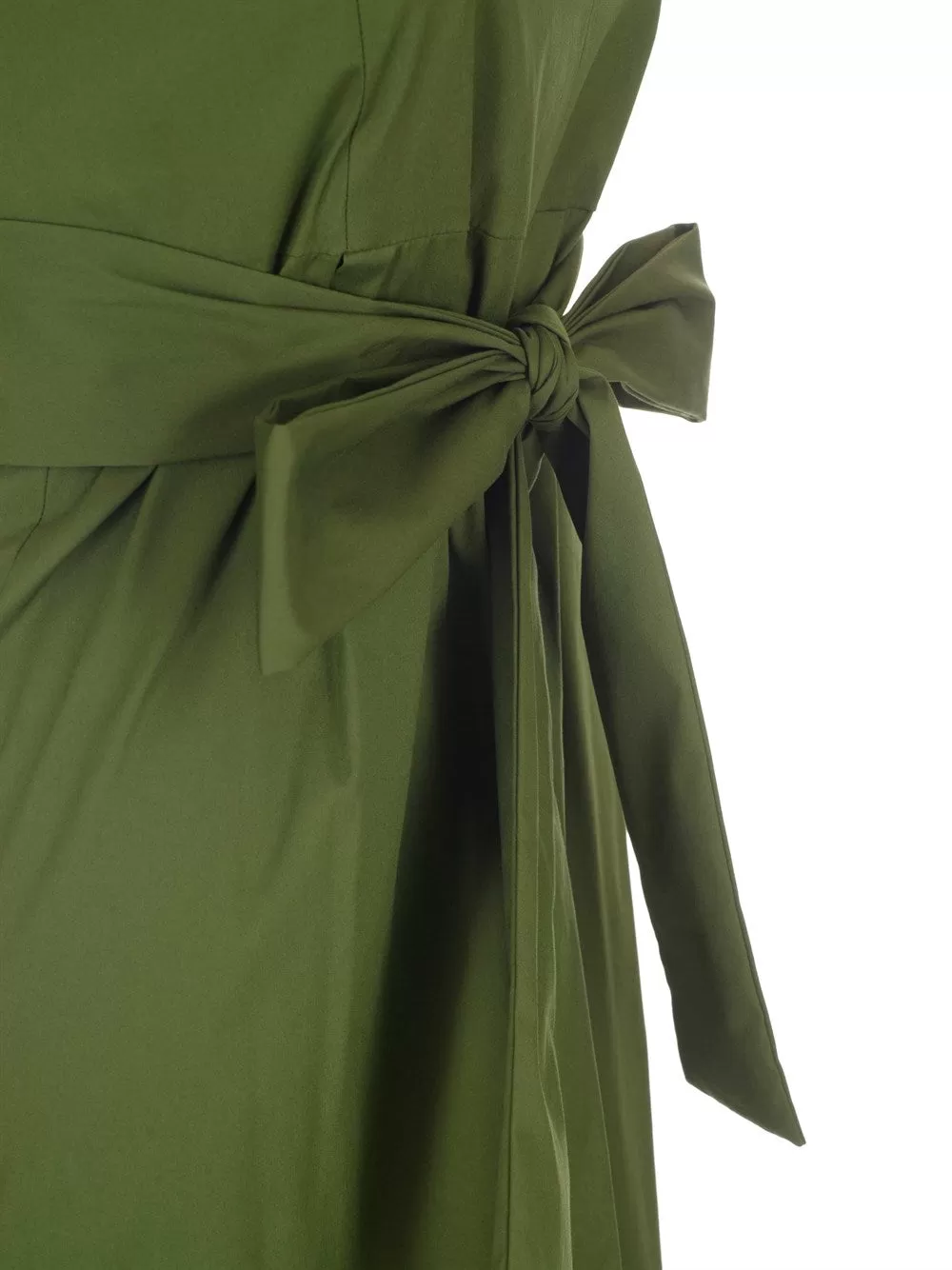 'S Max Mara Sleeveless Belted Dress