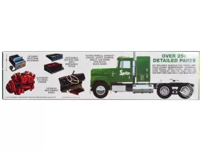 Skill 3 Model Kit International Transtar 4300 Eagle Truck Tractor Sprite 1/25 Scale Model by AMT