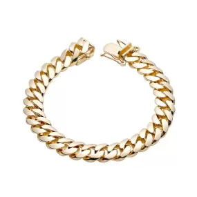 Solid Miami Cuban Link Bracelet