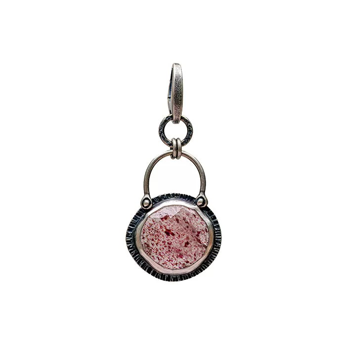 Strawberry Quartz Charm