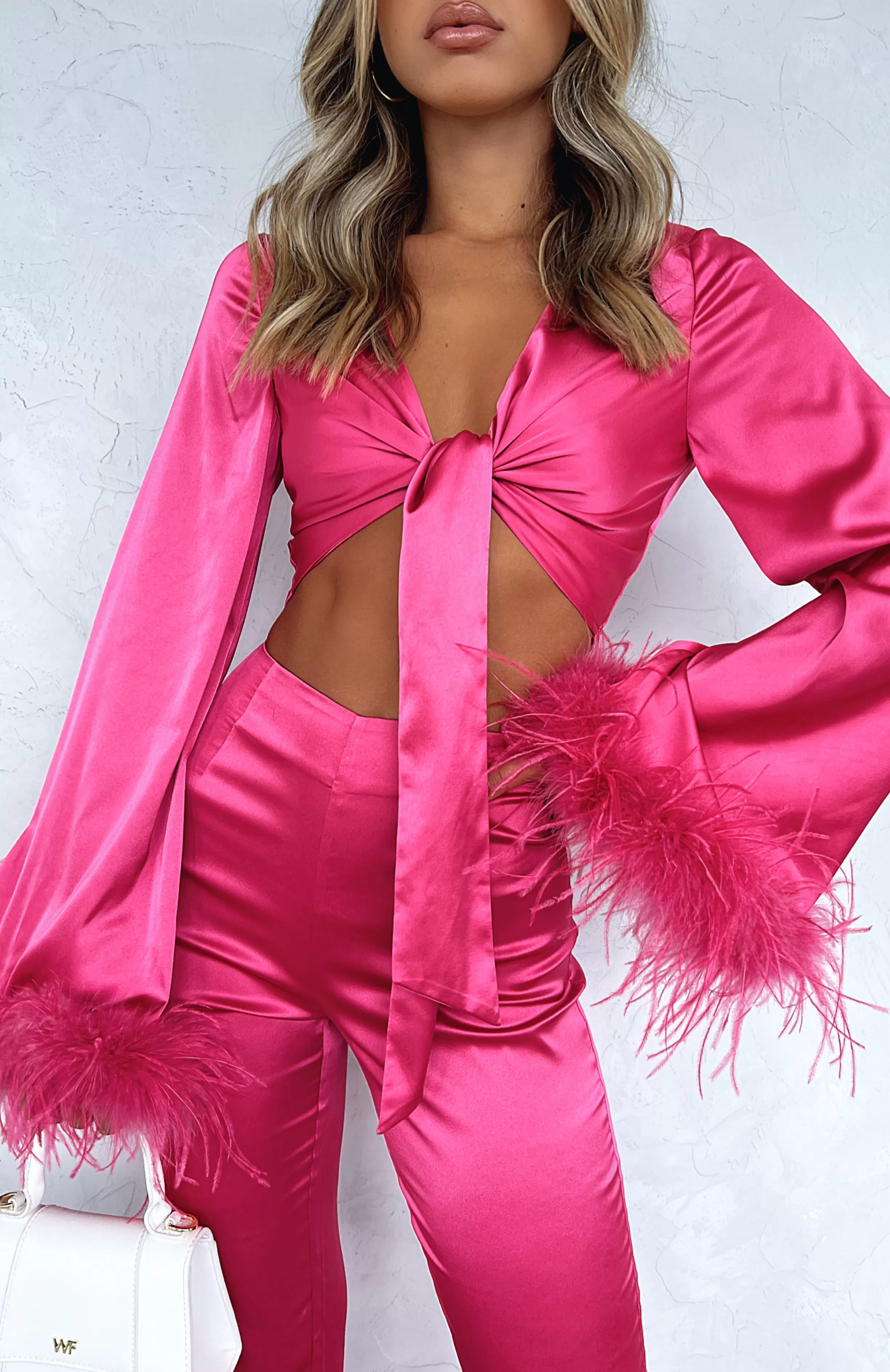 Style Sensation Crop Hot Pink