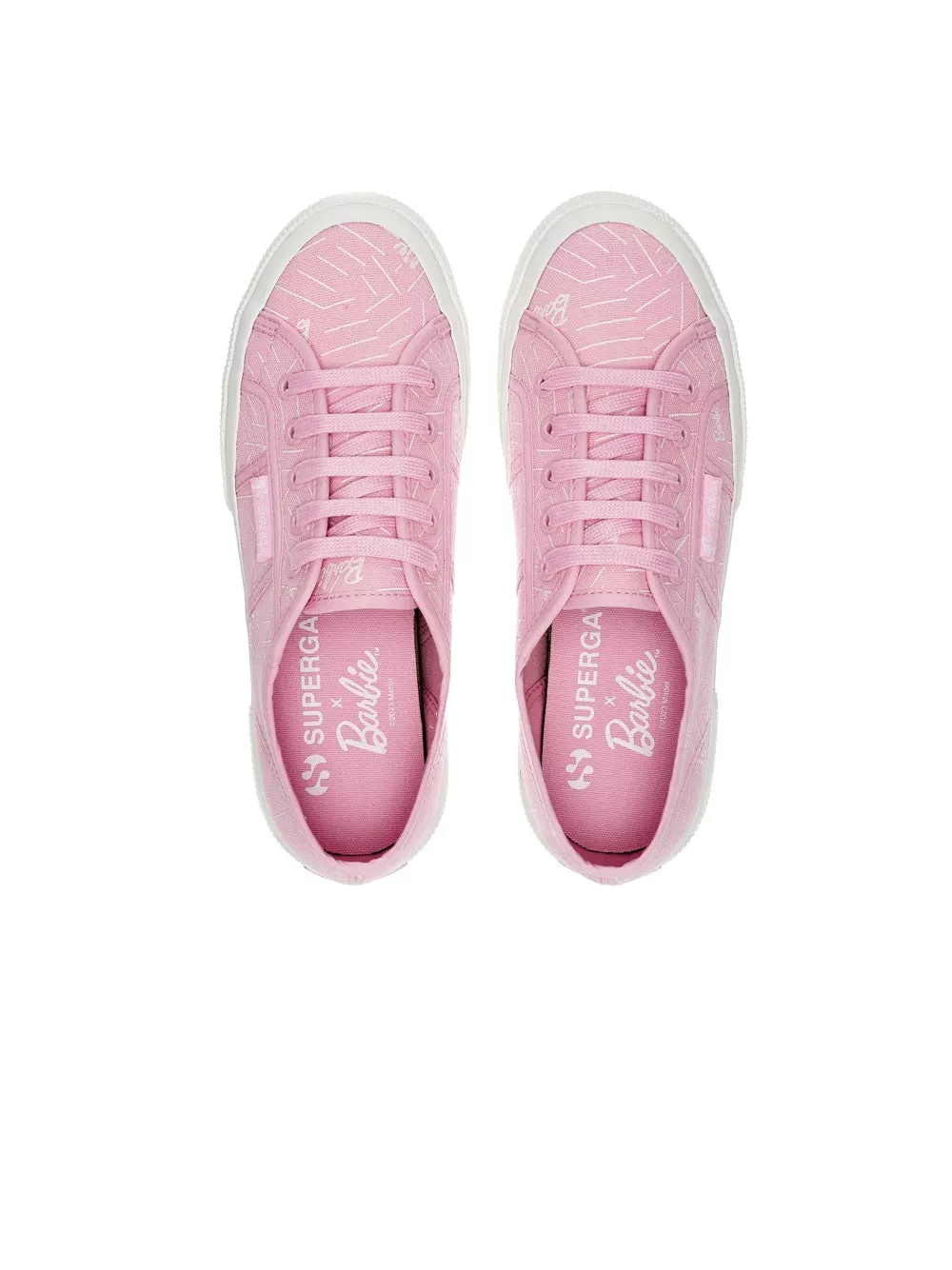 Superga x Barbie - Barbie Print - Light Pink/White