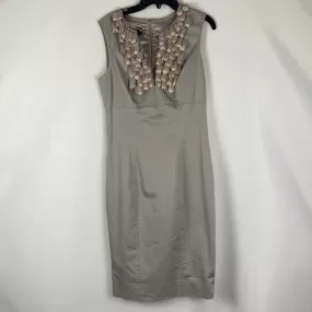 Ted Baker Grey with Flower Trim Dress