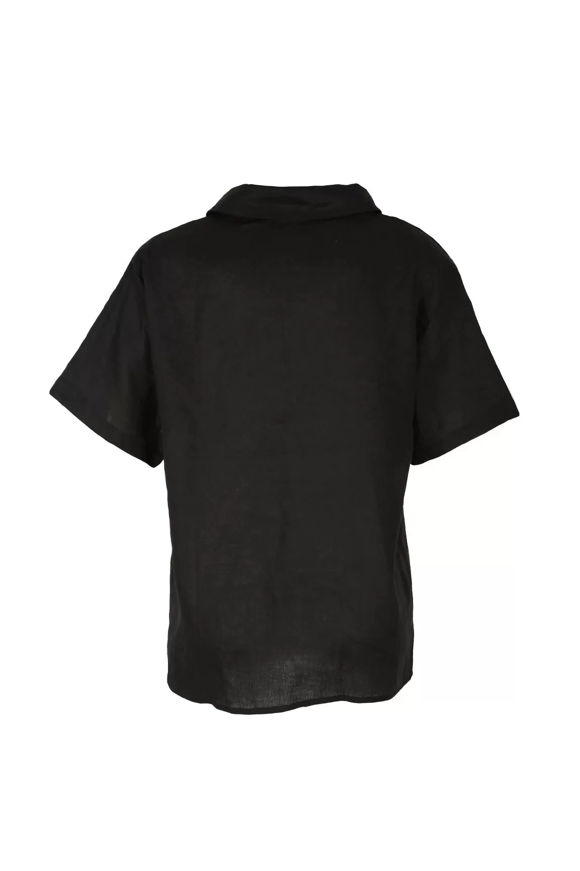 The Aesthetic Icon Black Maxi Shirt