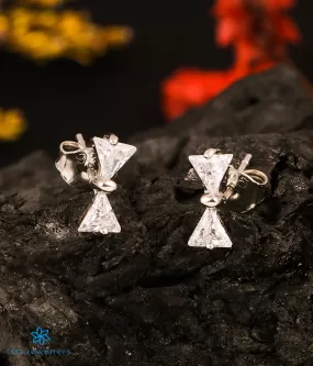 The Bow Silver Earrings