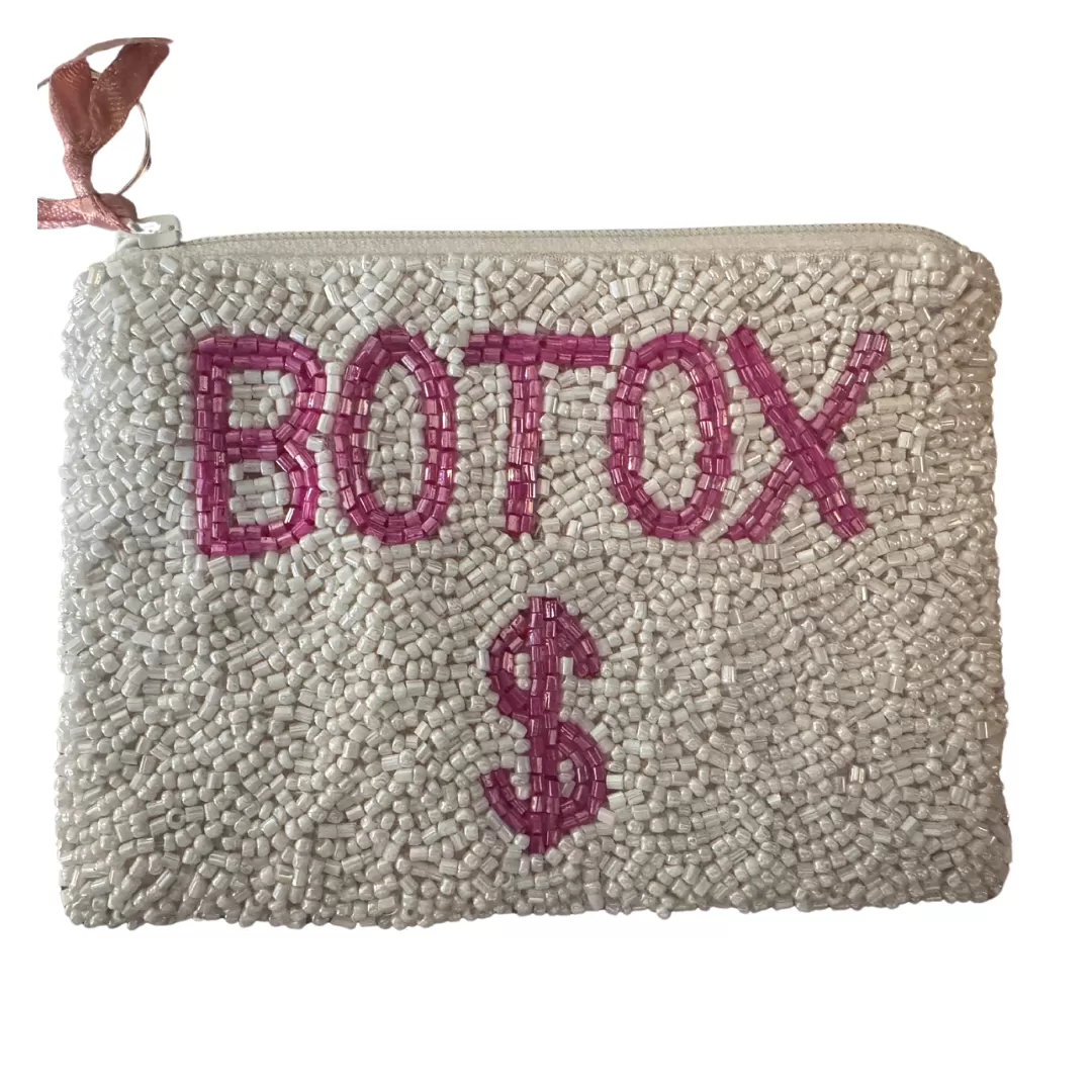 Tiana Designs Hand Beaded BOTOX Coin Purse