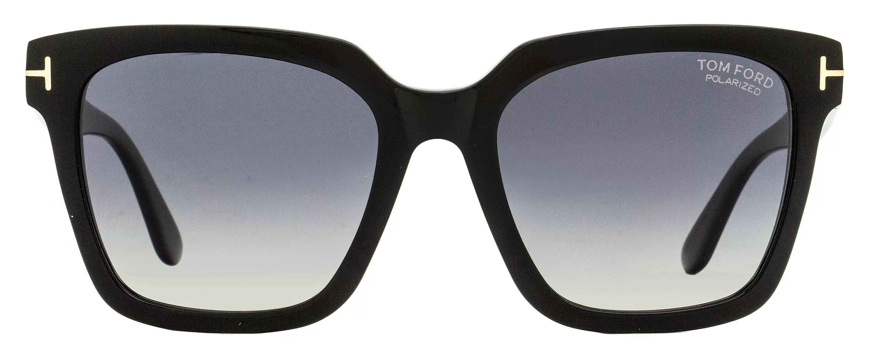 Tom Ford Women's Selby Sunglasses TF952 01D Black  55mm