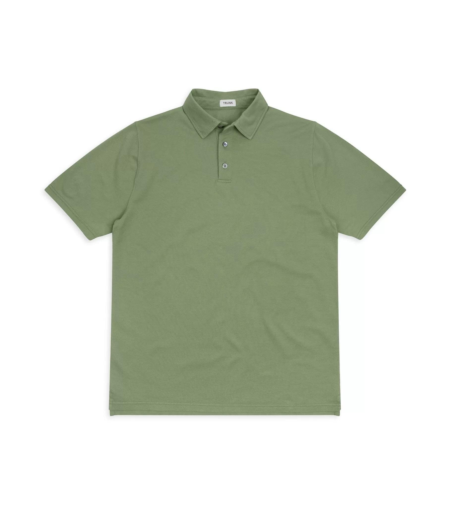 Trunk Moxon Short Sleeve Polo Shirt: Lawn Green