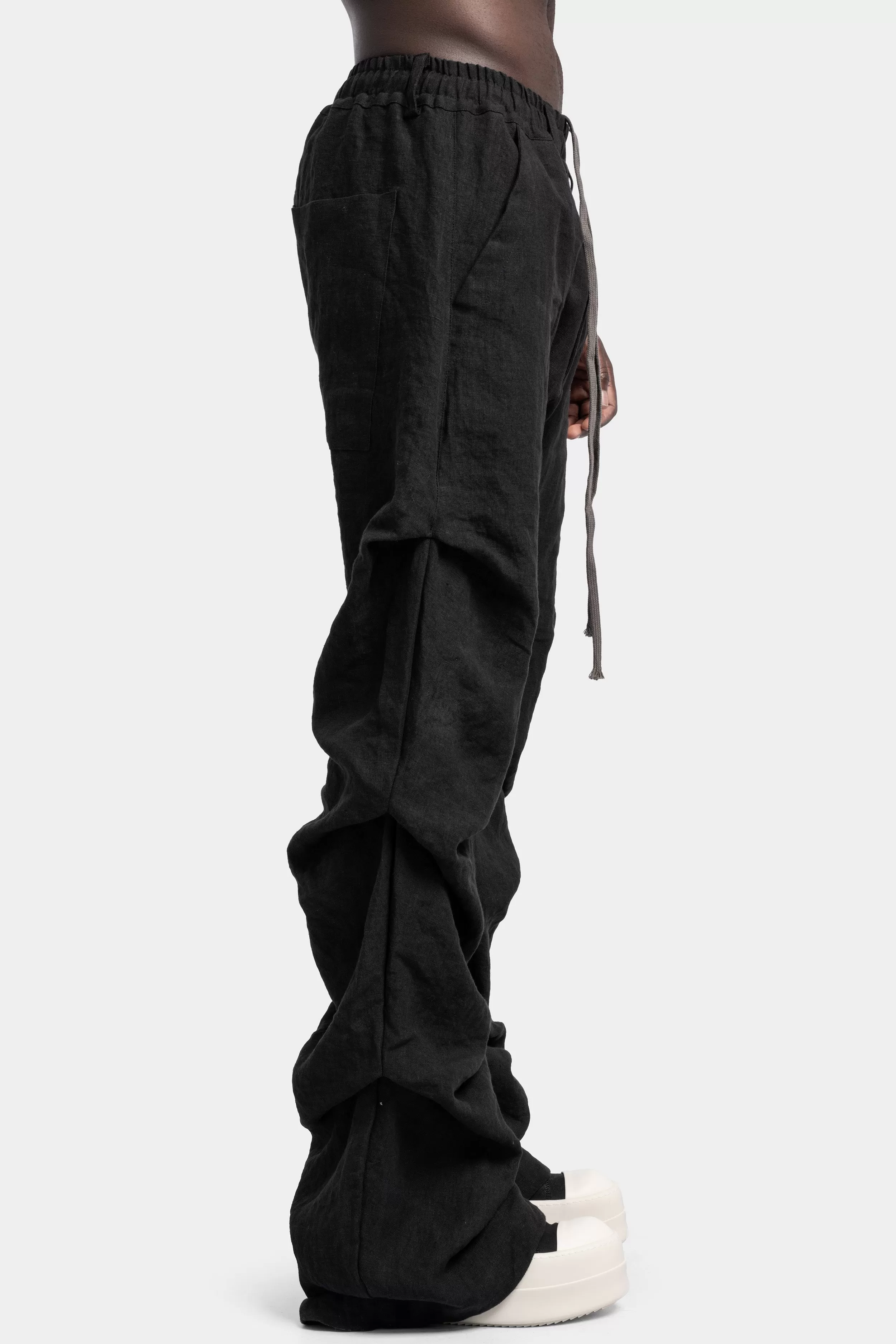 Tuck baggy pants, Black