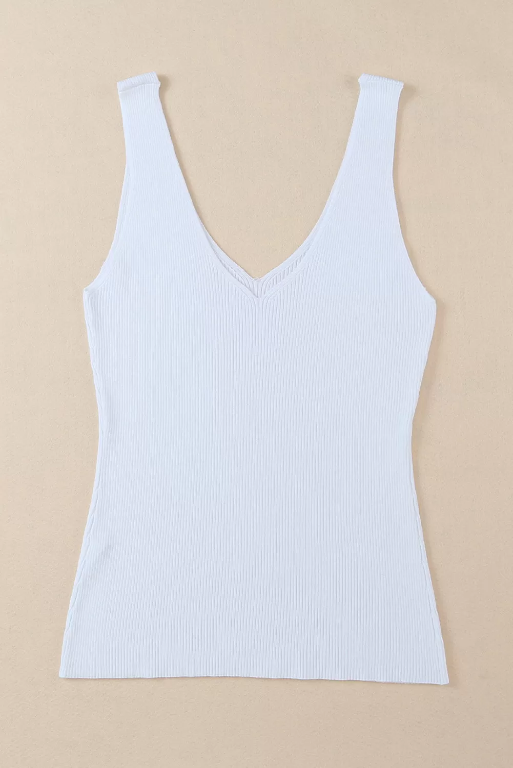 V-Neck Wide Strap Tank