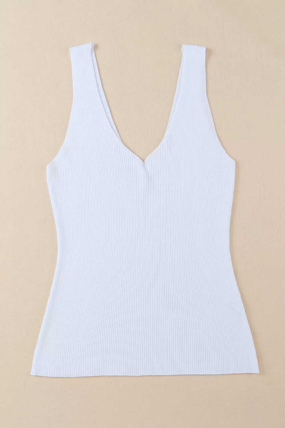 V-Neck Wide Strap Tank