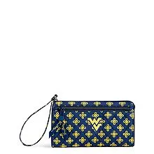 VERA BRADLEY COLLEGIATE FRONT ZIP WRISTLET