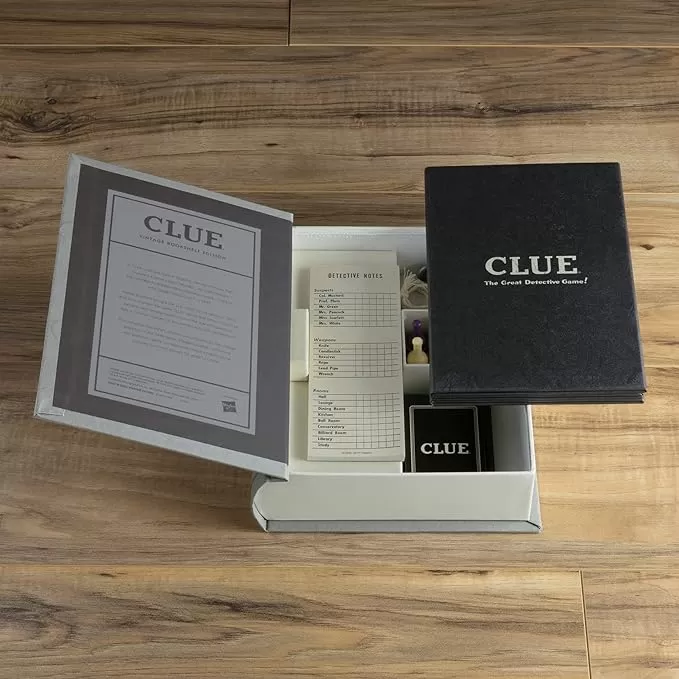 Vintage Bookshelf Edition Game - Clue