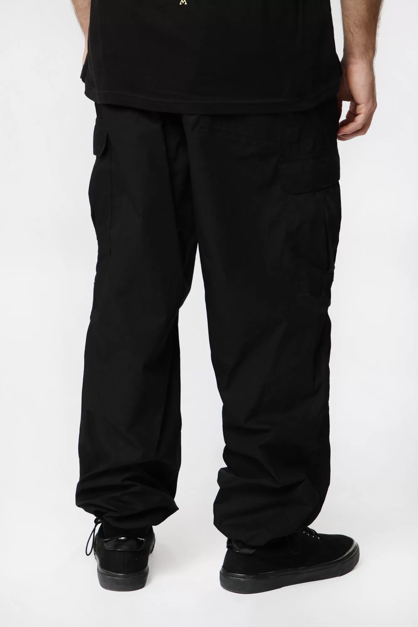 West49 Mens Poplin Parachute Cargo Jogger