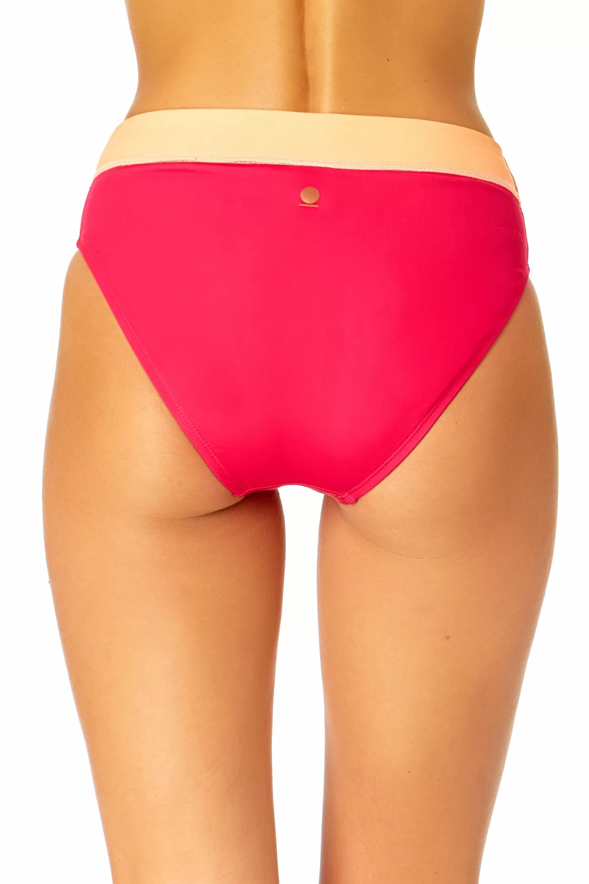 Women's Colorblock High Waist Swim Bottom