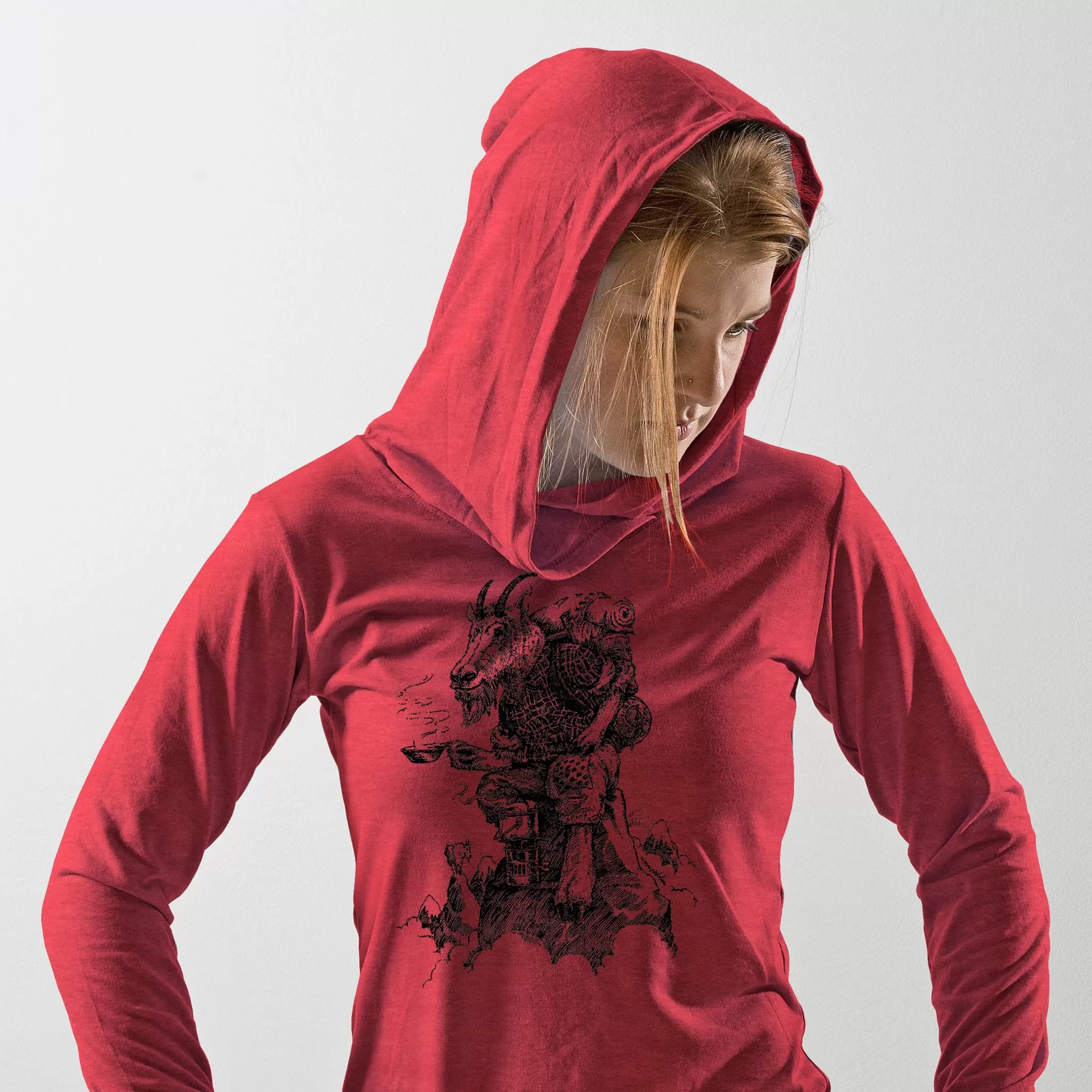 Women's LightWeight Hoodie Old Goat