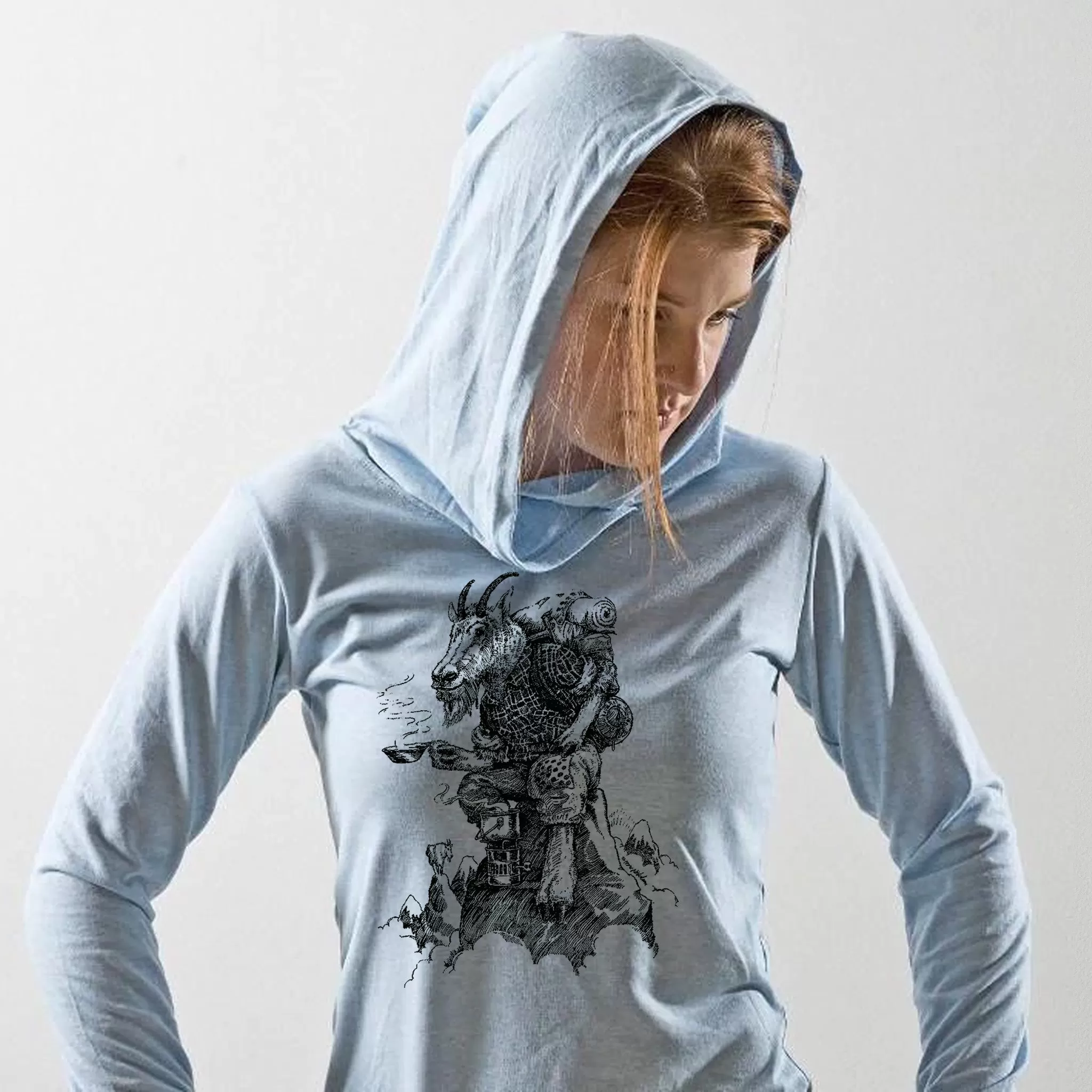 Women's LightWeight Hoodie Old Goat