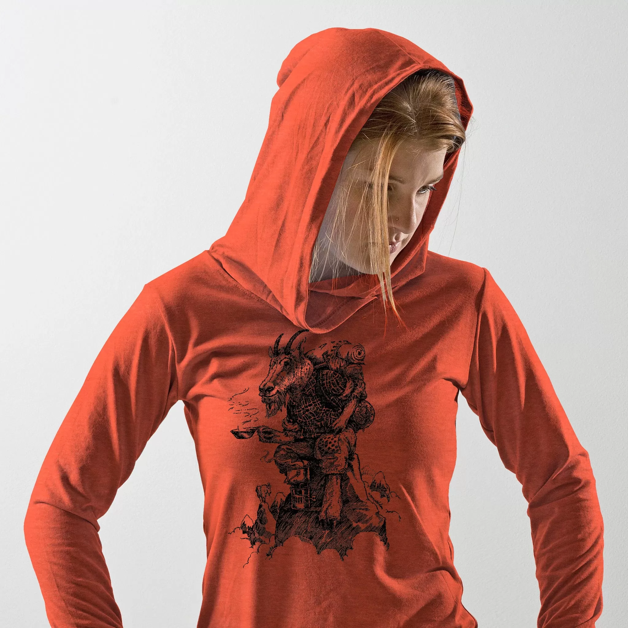 Women's LightWeight Hoodie Old Goat