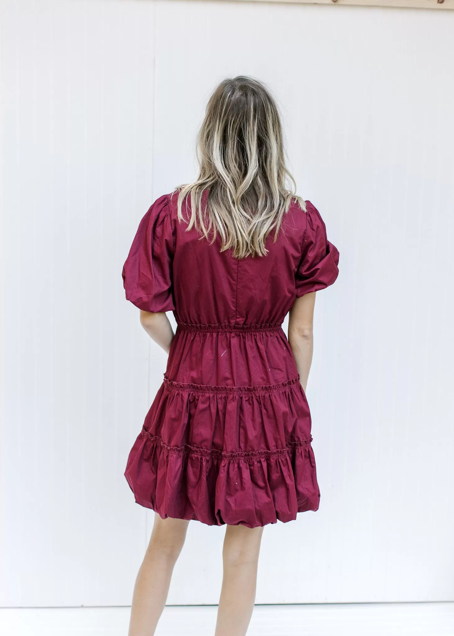 X Burgundy Belle Dress