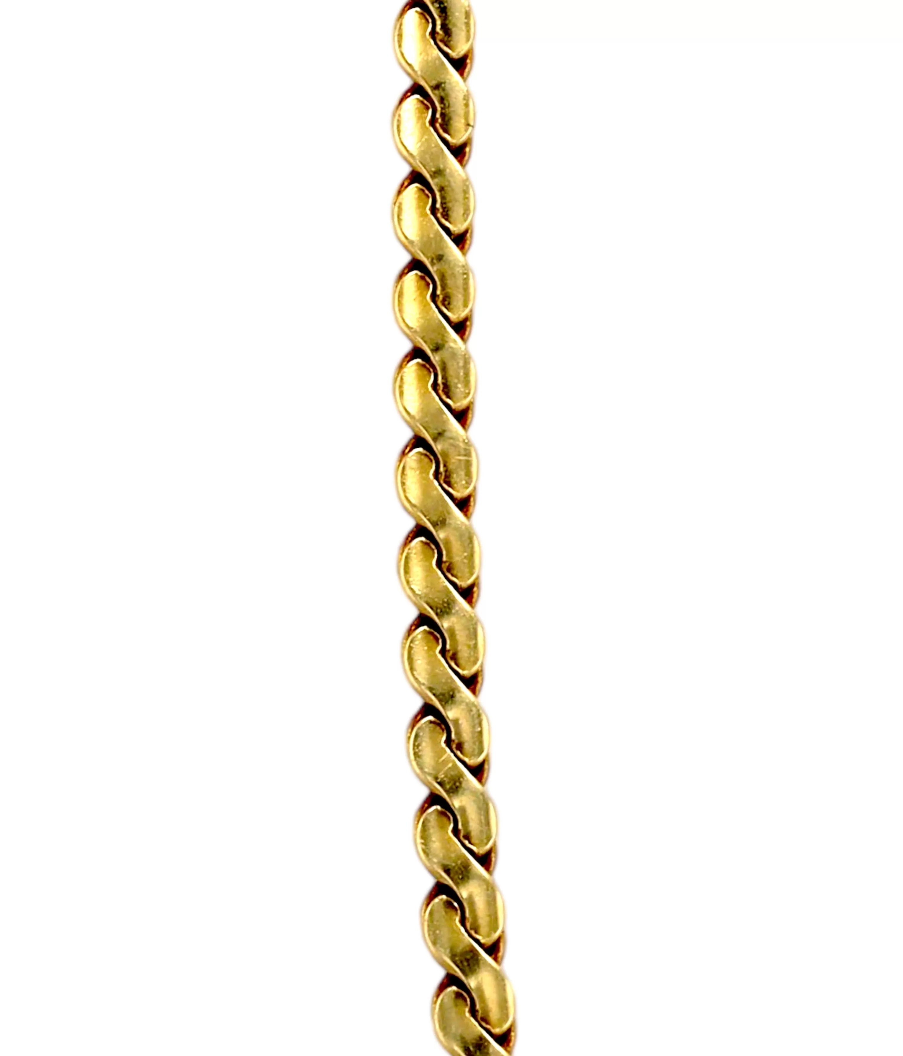 Yellow 18k solid vintage S chain