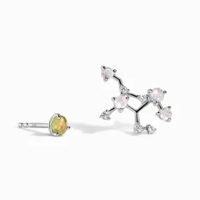 Zodiac Birthstone Studs - Virgo Peridot